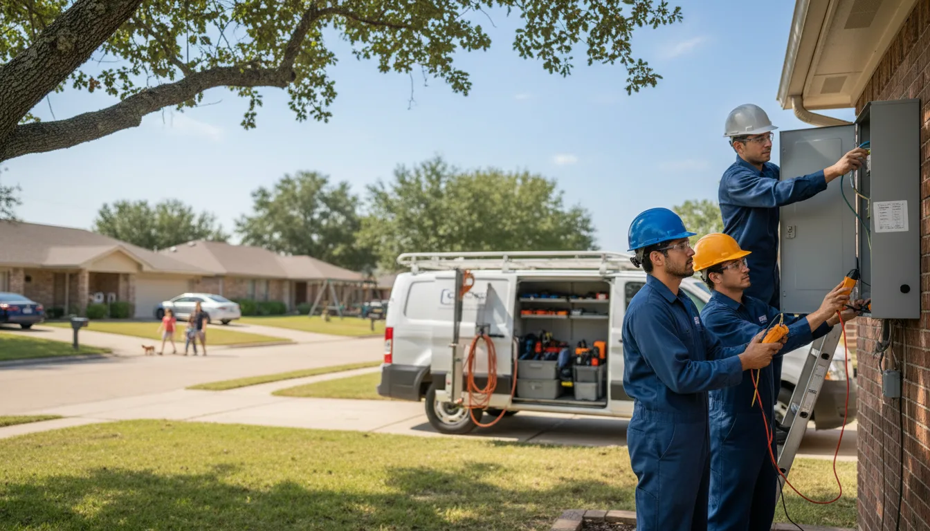 Certified electrician providing emergency electrical services in Bazine, KS